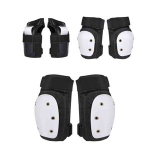 Skateboard Protection Gear Sets Pad Knee Elbow Wrist Guard Roller Skate Guards Scooter Sports Protection Gear Kit Accessory