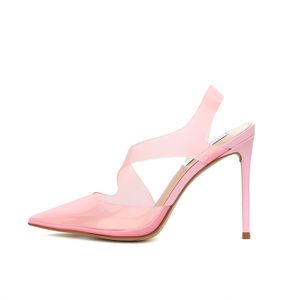 Summertime Sweet Fallow Office Shoes Women Sandals Bridal Shoes OEM ODM Service Rubber Fashion Trend Pointy Stilettos Carton PU