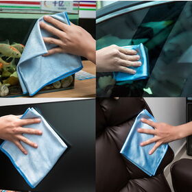 Wuxi Home Master Auto Care Microfiber Glass Cloth , microfiber towel AMC004