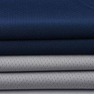 Wholesale Moisture Wicking DryFit Fabric Sports Athletic Mesh Knit Fabric for Sportswear