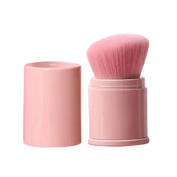 Portable Mini Retractable Blush Brush Soft Loose Powder Foundation Makeup Brush Multi Functional Beauty Makeup Tool
