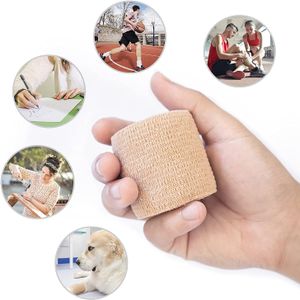 Wholesale Medical Self-Adhesive Bandage Easy Tear Non-Woven Cotton Vet Wrap Elastic Cohesive for Bulk Use