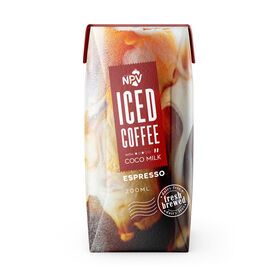 Private Label With Low MOQ Coconut Milk With Espresso Flavor 200ml Paper Box From Vietnam Company