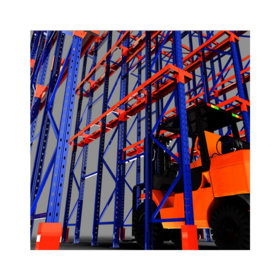 Storage shelving system Pallet rack drive adjustable heavy duty stainless steel drive-in type shelves