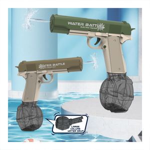 New Unisex plastic electric water gun automatic toy guns oem outdoor shooting game summer water gun for kids adults Playtime