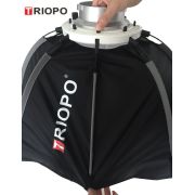 Photographic equipment deep softbox deepth soft box,easy folded and closed by button with patent