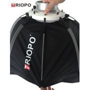 Photographic equipment deep softbox deepth soft box,easy folded and closed by button with patent