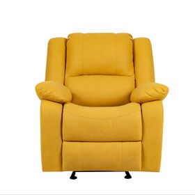 High Quality Design Yellow Modern Living Room Sofa Furniture Luxury Fabric Recliner Sofa