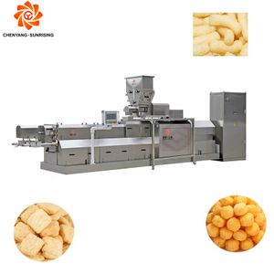 Full Automatic Corn Puff Snacks Cheese ball Making Machines Process Line