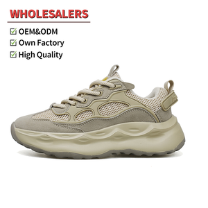 Manufacturer Wholesale High Quality Men's and Women's Same Style Height Increasing Casual Shoes Non-slip Thick Sole Sneakers