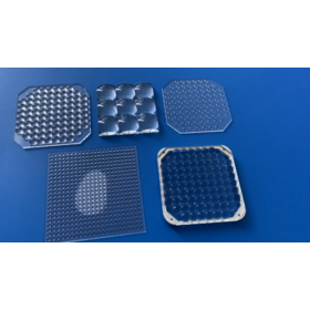 uv led lens quartz plano convex lenses for led package