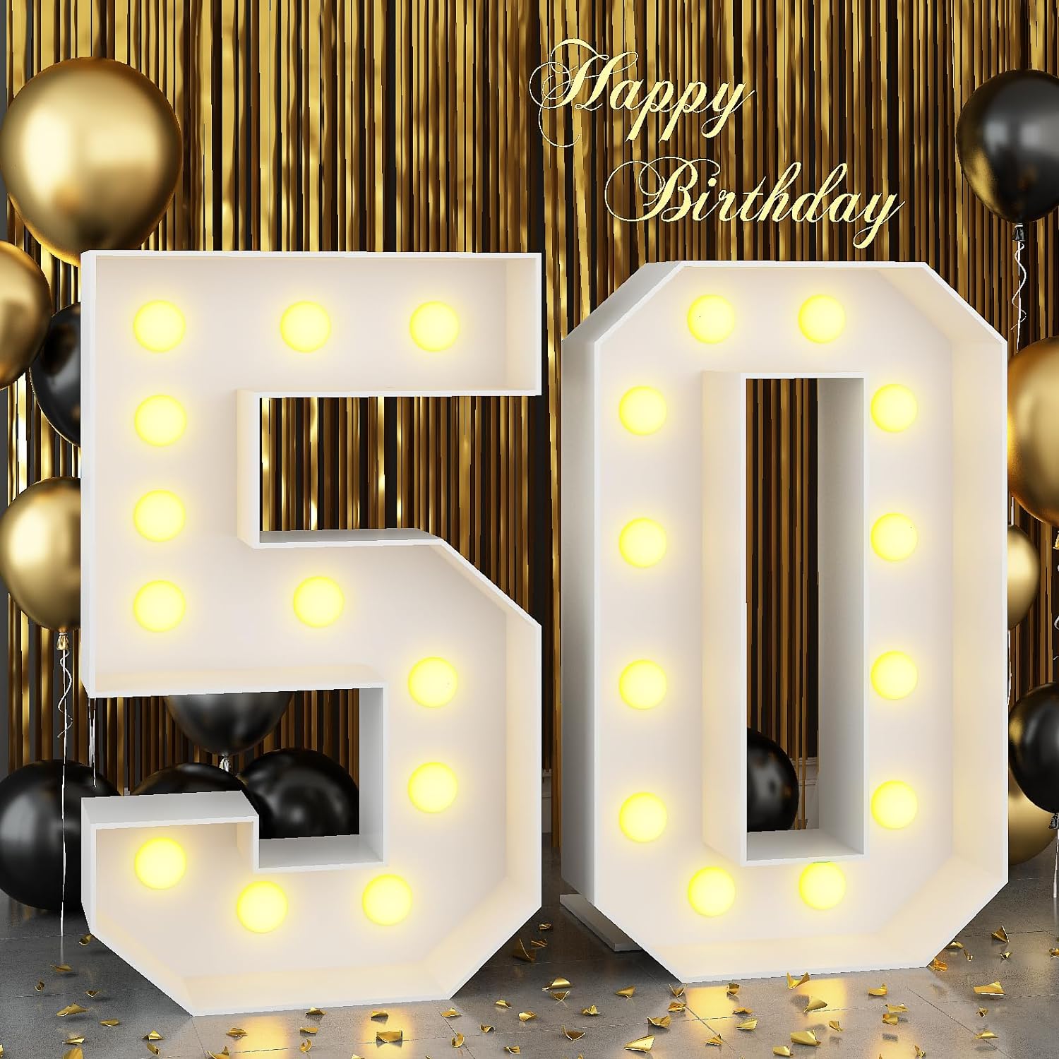3ft 4ft Led Letter Lights Numbers Marquee Letters Wedding Sign Large Light Up Numbers For Wedding Party Supplies