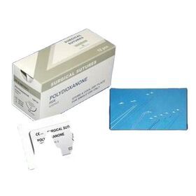 Disposable sterile surgical absorbable polydioxanone suture