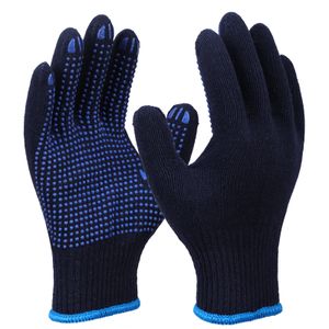 Factory Price anti slip cotton knitted pvc dotted Beads Non-slip garden gloves with  Safety Gloves