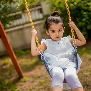 Outdoor Playground EVA Belt Tree Swing Seat With Snap Hook For KIds