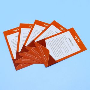 Custom printed insert card flyer A4 A5 A6 Promotional product description Thank you for business paper insert card