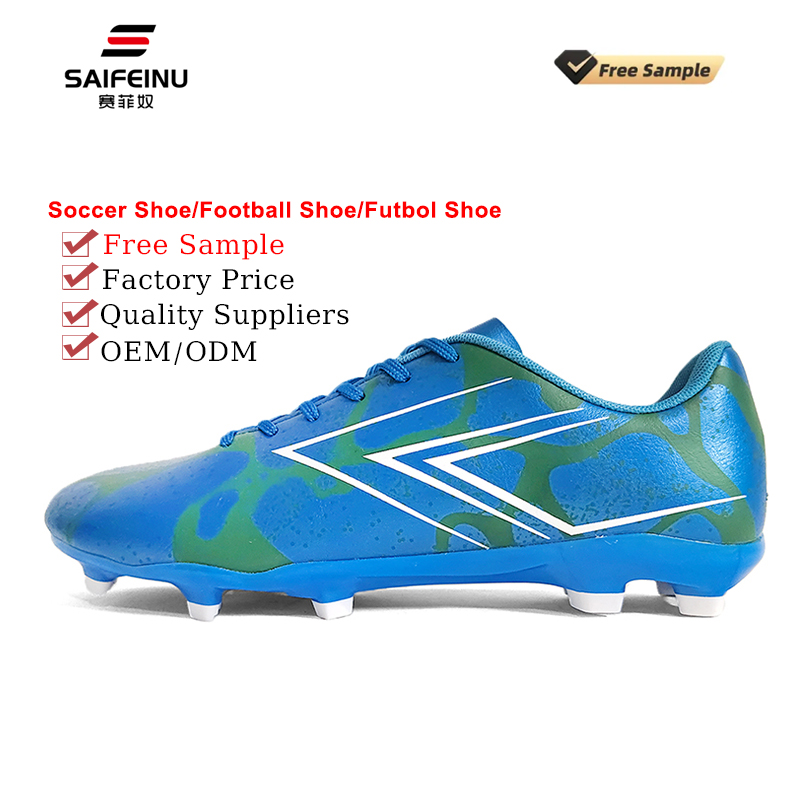 SAIFEINU free sample soccer cleat boots football shoes set custom shoes man football Durable custom made football shoes
