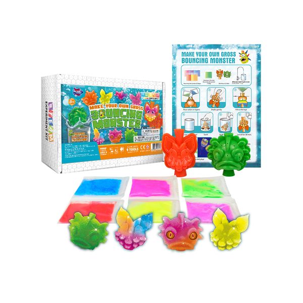Popular Magic Bouncy Balls DIY STEM Toys Make Your Own Bouncy Ball STEM Science Craft Kits for Kids