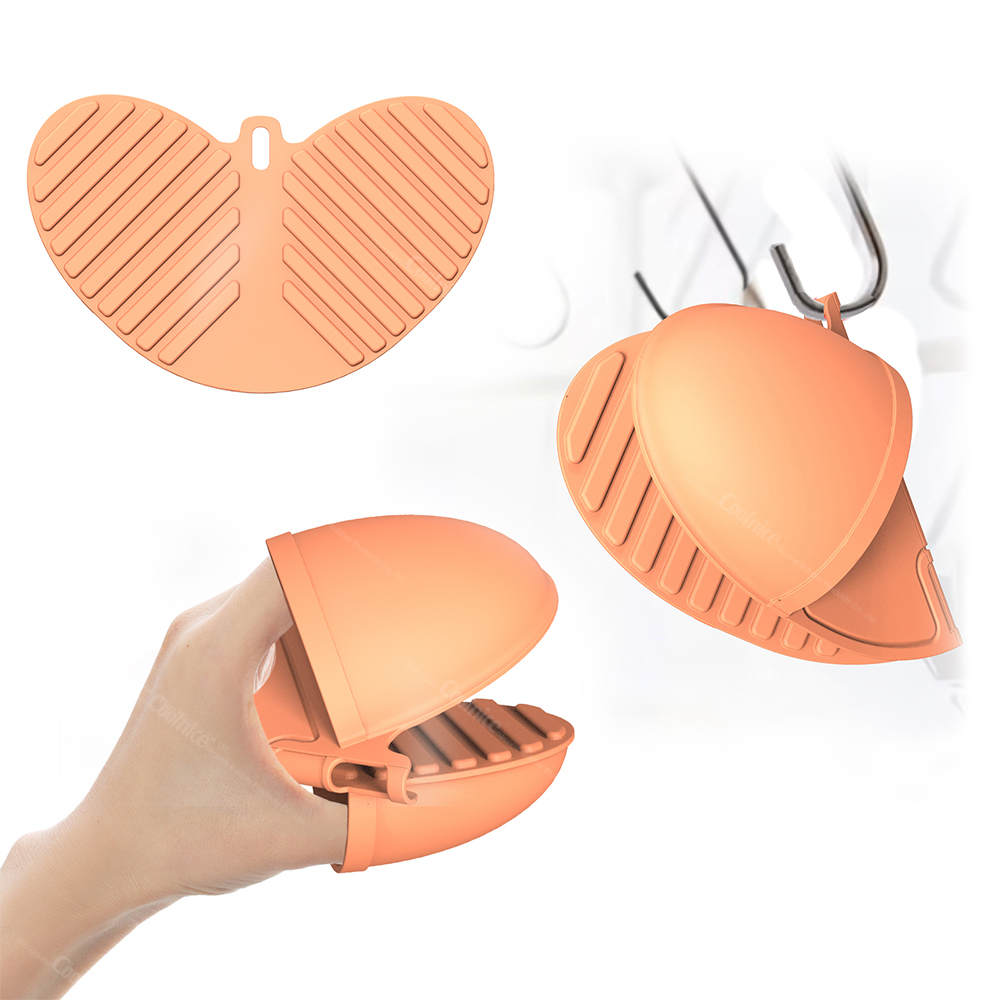 Coolnice Household Products Co., Ltd. New Product Silicone Material Oven Mitts Heat-Resistant Gloves portable Mini Oven Gloves Oyster Holders Seafood Tool