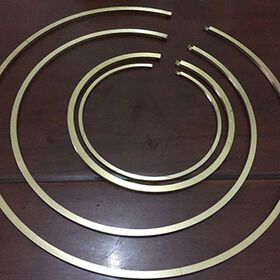Turned part, bulldozer gearbox seal ring, made of high tensile special alloy brass, OEM/small orders are welcomed