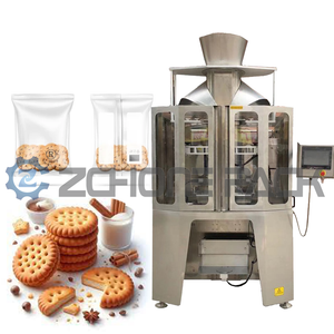 Multihead Vertical Packaging Machine Biscuit, Potato Chips, Shrimp Chips, Meat Jerky Pillow Bag Packaging Machine