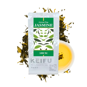 KEIFU Taiwan Jasmine Green Tea Commercial Loose Tea For Beverages or Baking 600g