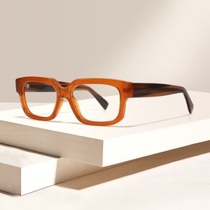 CONCHEN 2024 Fashion Square Acetate Eyewear Optical Glasses High Quality Women Men Eye Glasses Frame