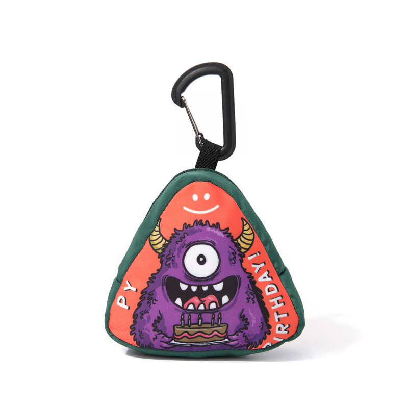 Yiwu Lianchor E-Commerce Firm Suitable Halloween Holiday Custom Zipper Logo Hip pop Key Case for Women Vehicle Car Key Case with Keyring Holder