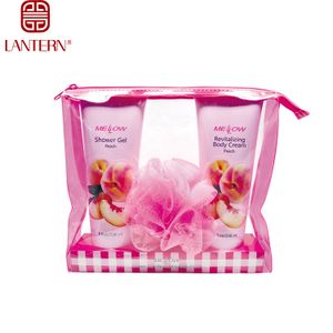 Custom Luxury hotel amenities Long-lasting Bomb Shower Gel Natural Fragrance Organic Body wash set