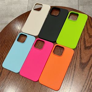 Matte Frosted TPU Cover Hot Pink Blue Color Avocado Green Phone Case for iPhone 13 14 15 16 Pro Max Luxury Orange Case