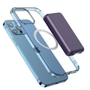 High Capacity 10000Mah Fast Charging Magnet Charger Mini 15W Wireless Magnetic Power Bank
