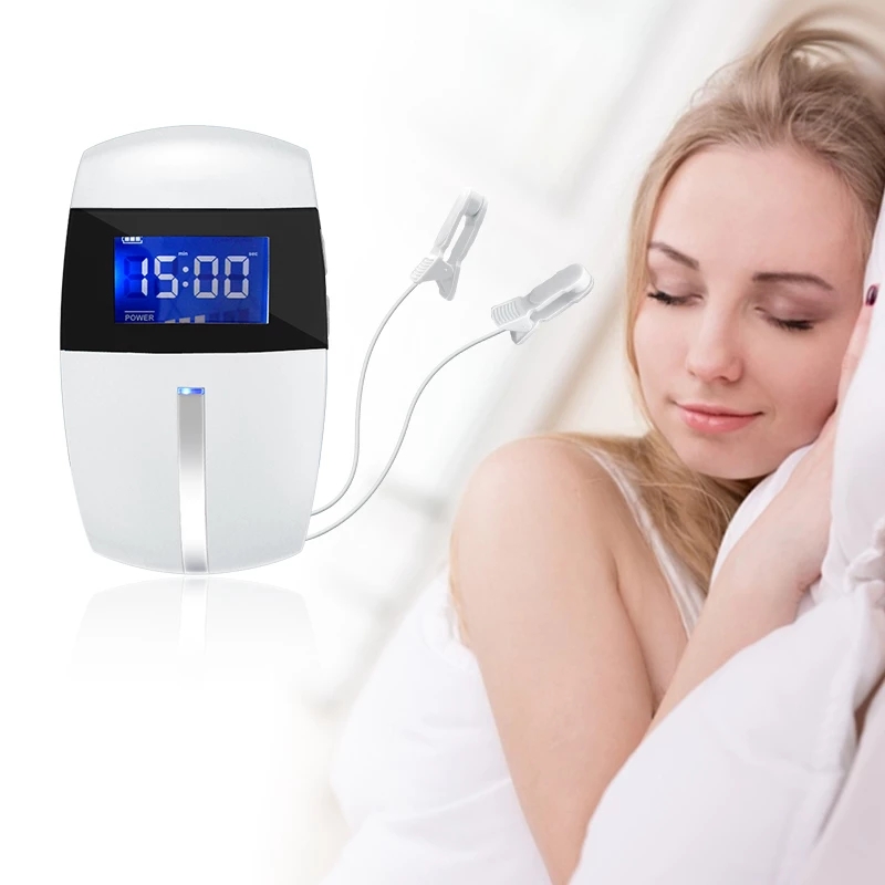 Vagus Nerve Stimulator CES Insomnia Therapy Migraine Reliever Sleep Aid Anti Depression Stress Relief Device