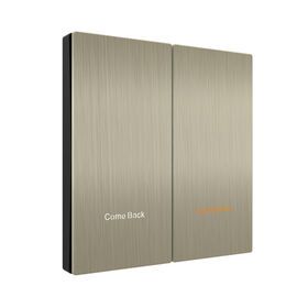 Classic Modern Design Golden Smart Switch Automation System KNX Wall Light Panel Switch Home Hotel Control UnitPopular