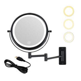 15" Wall Mounted LED Lighted Makeup Mirror