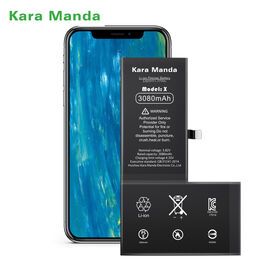 Kara Manda Factory OEM High Capacity 3080mAh Phone Battery Cell Phone Li-ion Polymer Mobile Replacement Battery for iPhone X