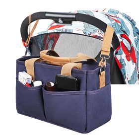 Nursing Stroller Bag Diaper Bags with Pockets Nappy Cup Holder Cover Pram Bag Organizer