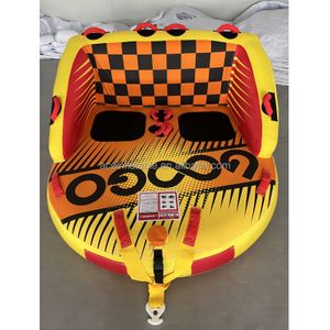 2 Persons Inflatable Aqua Speed Flying Boat ski tube water sport toy Crazy UFO Sofa Inflatable towable boat