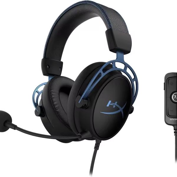 HyperX Alpha S Blue Wire 7.1 Headset Gaming Bluetooth Headset Gaming PC Gaming Headset with Microphone