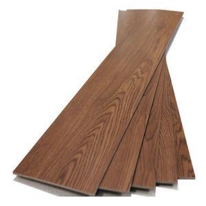Modern Design LVT Flooring 6x36 Inch Waterproof Wear-Resistant Vinyl Tile Wooden Grain Dry Back PVC Material