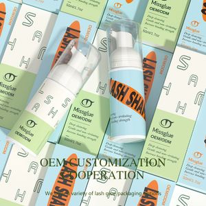 Missglue Custom 50ML 100ML High Quality Private Label lash extensions Cleanser eyelash extension shampoo