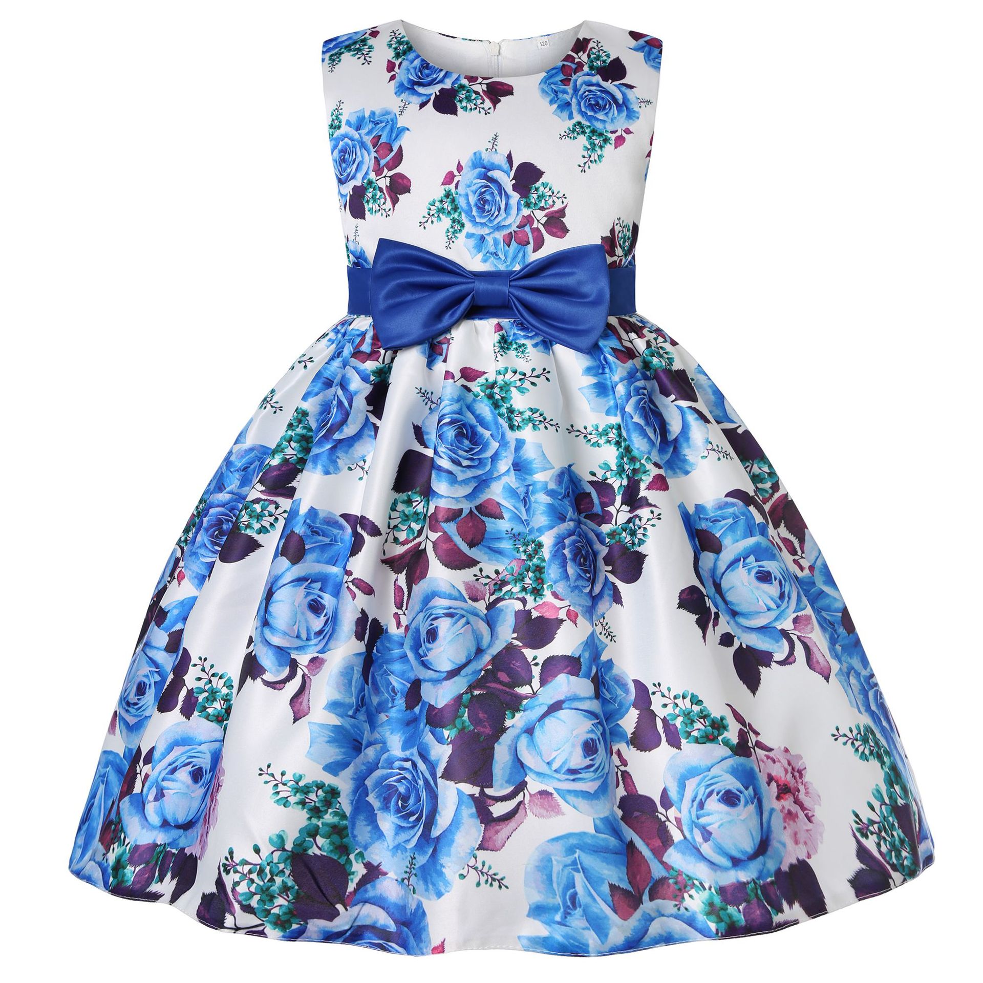 2022 New Girl Dress Printing Princess Dress Middle And Small Children'S Dress Skirt Show Kids Skirt Children Outfits