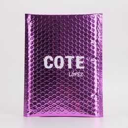 Sinicline New Design Rose red Bubble Padded Envelope for shipment with logo