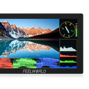 FEELWORLD P6X 5.5 Inch Aluminium  Touch Screen 4K HDMI DSLR Camera Field Monitor