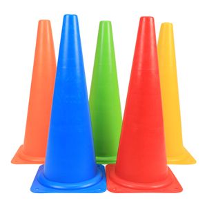 Football training equipment logo bucket 38cm cone logo bucket children's basketball training equipment