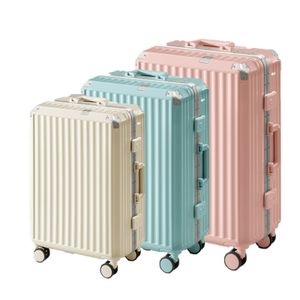 High Quality Unisex Carry-On Luggage Set Aluminum Frame ABS+PC with Spinner Wheel and Metal Logo for Business Travel OEM/ODM
