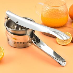 Kitchen Tool, Press and Mash For Perfect Mashed Potatoes Heavy Duty Stainless Steel Potato Masher and Ricer