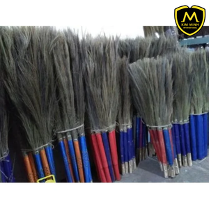 VietnamNatural Plant Material Light Brown Broom Grass Broom Stick Packaged with Woven Bag for Home Cleaning--HP 0084 917 476 477