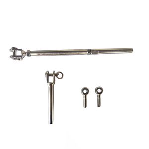 304/316 Stainless Steel wire cable tesnioner wire clamp for stair railing