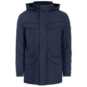 Men's casual jacket and fur hood parka