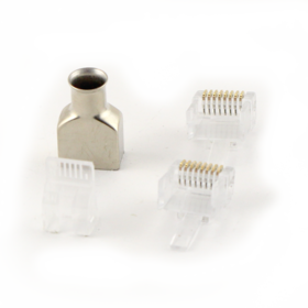 public company hot products ethernet  Modular Plug 8P8C short body with insert  shield  RJ45  connector CAT6A